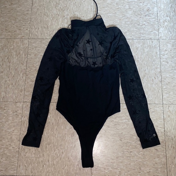 Dolls Kill - Dream Bandits Australia - Bewitching High Neck Star Mesh Bodysuit S - Picture 2 of 16
